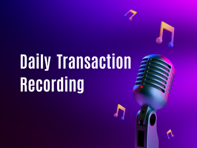 Daily Transaction Recording
